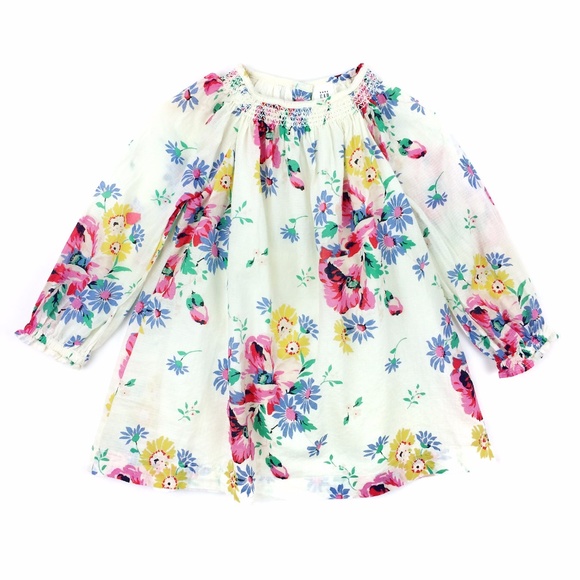 BabyGap Smocked Floral Dress & Bloomers